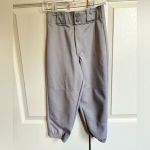 Rawlings Gray Baseball T-Ball Belted Pants Youth Size S Grey